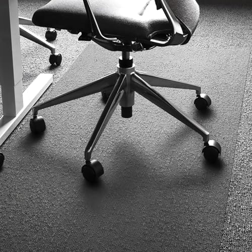 Cleartex Floortex Ultimat 60 x 118-inch Rectangular Chair Mat for Carpets, Polycarbonate (FR1115030023ER)