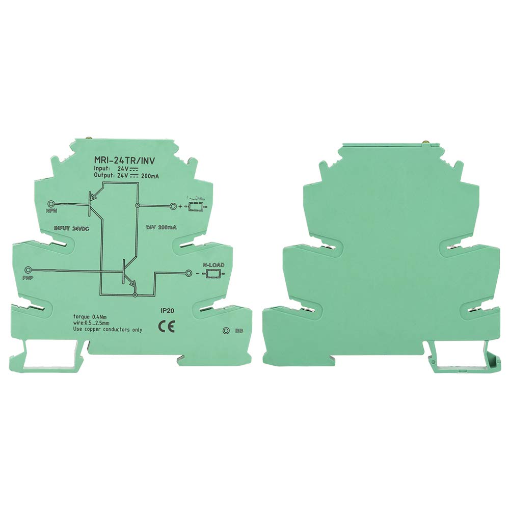 Convertitore di segnale NPN PNP, Jectse MRI-24TR / INV Convertitore di segnale PNP NPN Sensore PLC Convertitore di livello di livello Polar IO Convertitore di segnale