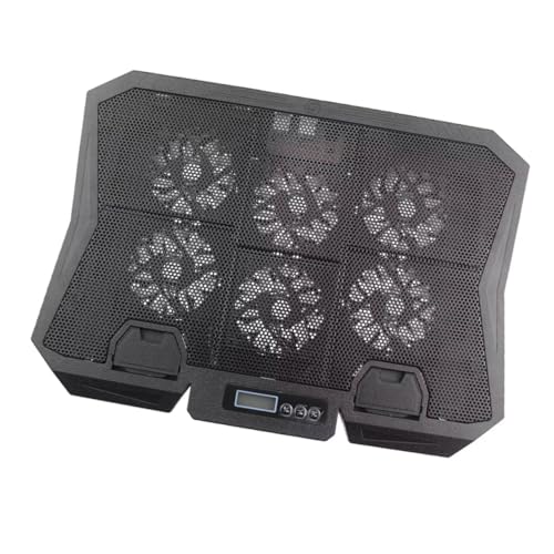 Base para laptop con ventiladores silenciosos y altura ajustable miniatura 1