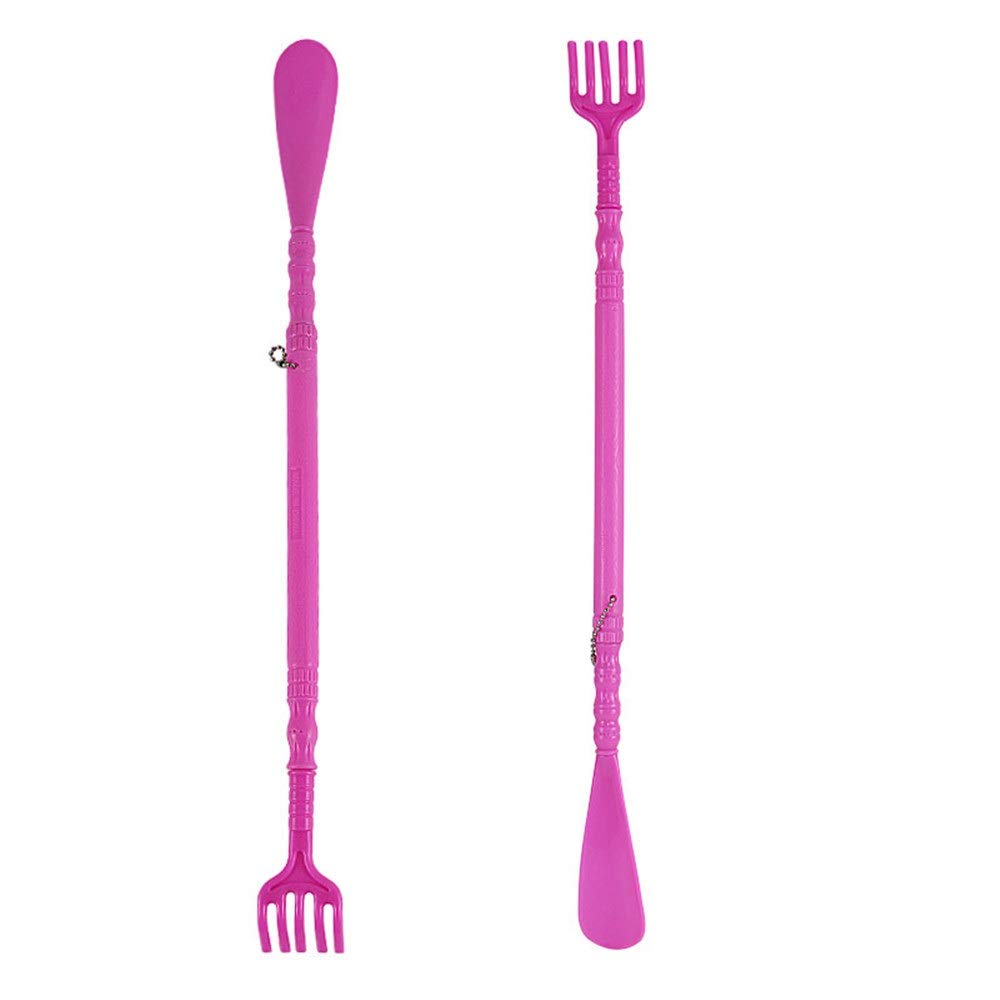 Calzador para adultos, hombres y mujeres, apto para masajes de plástico, garras,ra masajes de plástico, garras, zapatos, calzador creativo para rascar, para adultos, niños y personas mayores