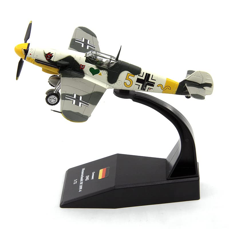 AMER German Messerschmitt BF 109F-4 fighter JG54 United Glen Hertz 1942th 1:72 DIECAST Aircraft Pre-built Model
