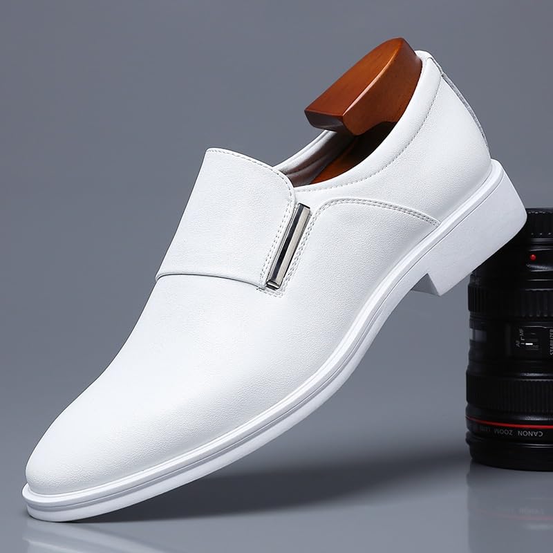 Men's Slip-On Orthopedic Dress Shoes Modern Leather Business Comfort Formal Shoes Non Slip Office Wedding Formal Modern Oxfords for Men4