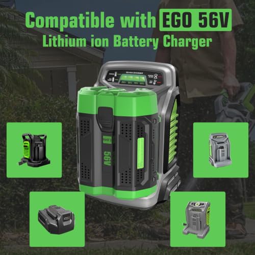 Image of 1 Pack Replacement for EGO 56V Battery 5000mAh BA2800T BA2800(Black)