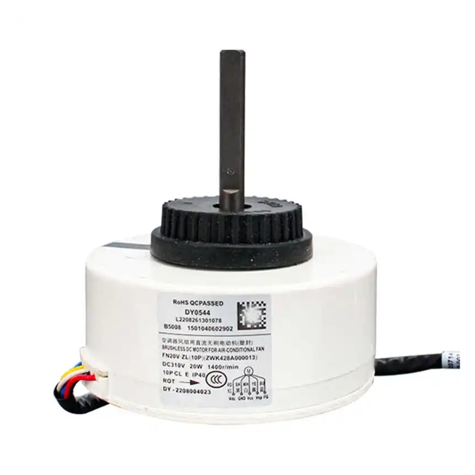 EEZII Compatible For Gree，Air Conditioning DC Fan Motor FN20V-ZL ZWR20-V DC310V 20W Brushless Motor Air Conditioner Repair Parts