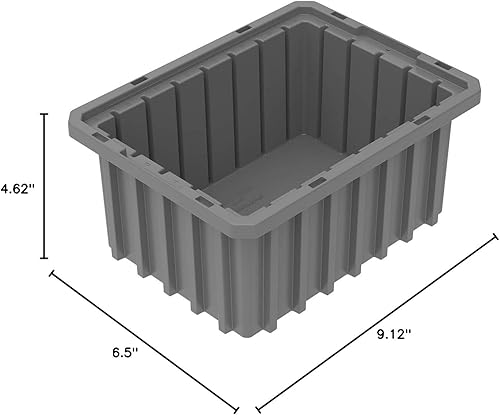 Miniatura 8 de Akro-Mils 33105 Akro-Grid - Caja modular de plástico ranurada dividible apilable, (10-78 pulgadas de largo x 8-14 pulgadas de ancho x 5 pulgadas de