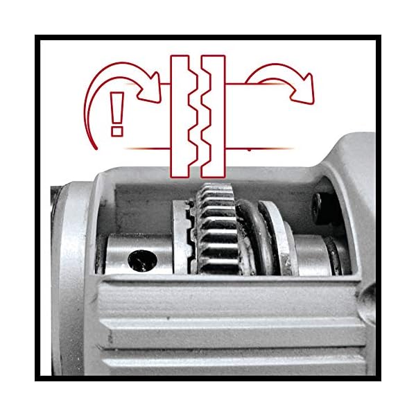Einhell Bohrhammer TC-RH 800 4F (800 W, 2.6 Joule, Bohren + Hammerbohren + Meißeln mit/ohne Fixierung, pneumatisches Schlagwerk, SDS-Plus, Dauerlaufarretierung, inkl. E-Box) – Bild 8