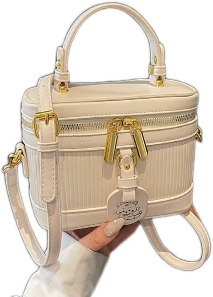 Box Water Bucket Bag Handheld Stylish Designer Crossbody Bag for Women Black Purses Unique Fashionable Tote Purse