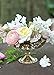 Afloral Carraway Gold Mercury Glass Flower Vase - 4.25" Tall x 5.25" Wide