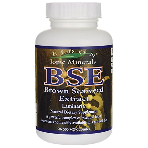Eidon Ionic MineralsBSE (Brown Seaweed Extract), 500 mg, 90 Capsules