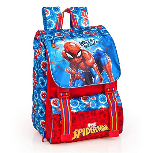 INACIO Spiderman Marvel Mochila Extensible Bolsa de Ocio Escolar CM.41x31x20 40412