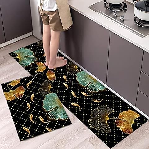Anti-slip floor mats for kitchens, home entrance door mats, absorbent durable carpets for outdoor bathrooms A10 40x60cm Cover