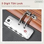 Joyway Expandable Luggage Sets 5 Piece, Lightweight Hard Shell Travel Suitcase Set with Spinner Wheels and TSA Lock, Black - Image 5