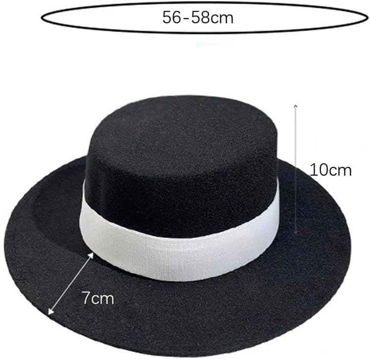 Women Fedora Hat Elegant Bowler Style Felt Jazz Hat with Ribbon Band for Wedding Dress Fashion