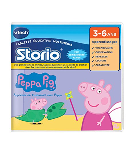 VTech - 233405 - Jeu pour Tablette - HD Storio - Peppa Pig