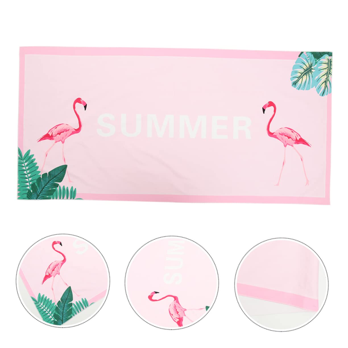 Alipis Serviette de Plage Microfibre Rose 2pcs, Absorbante Séchage Rapide | Grosse Serviette de Plage, Serviettes de Piscine Réutilisables, Camping Ambiance Bavaroise