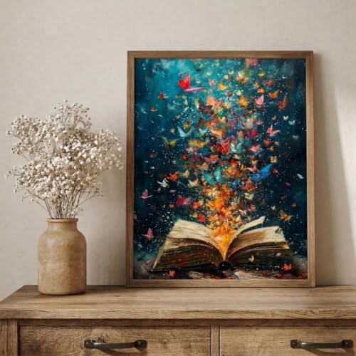 Image of HASTHIP Paint by Numbers Kit with Canvas Brushes and Numbered Paints DIY Oil Painting Kits for Home Decor and Gifts