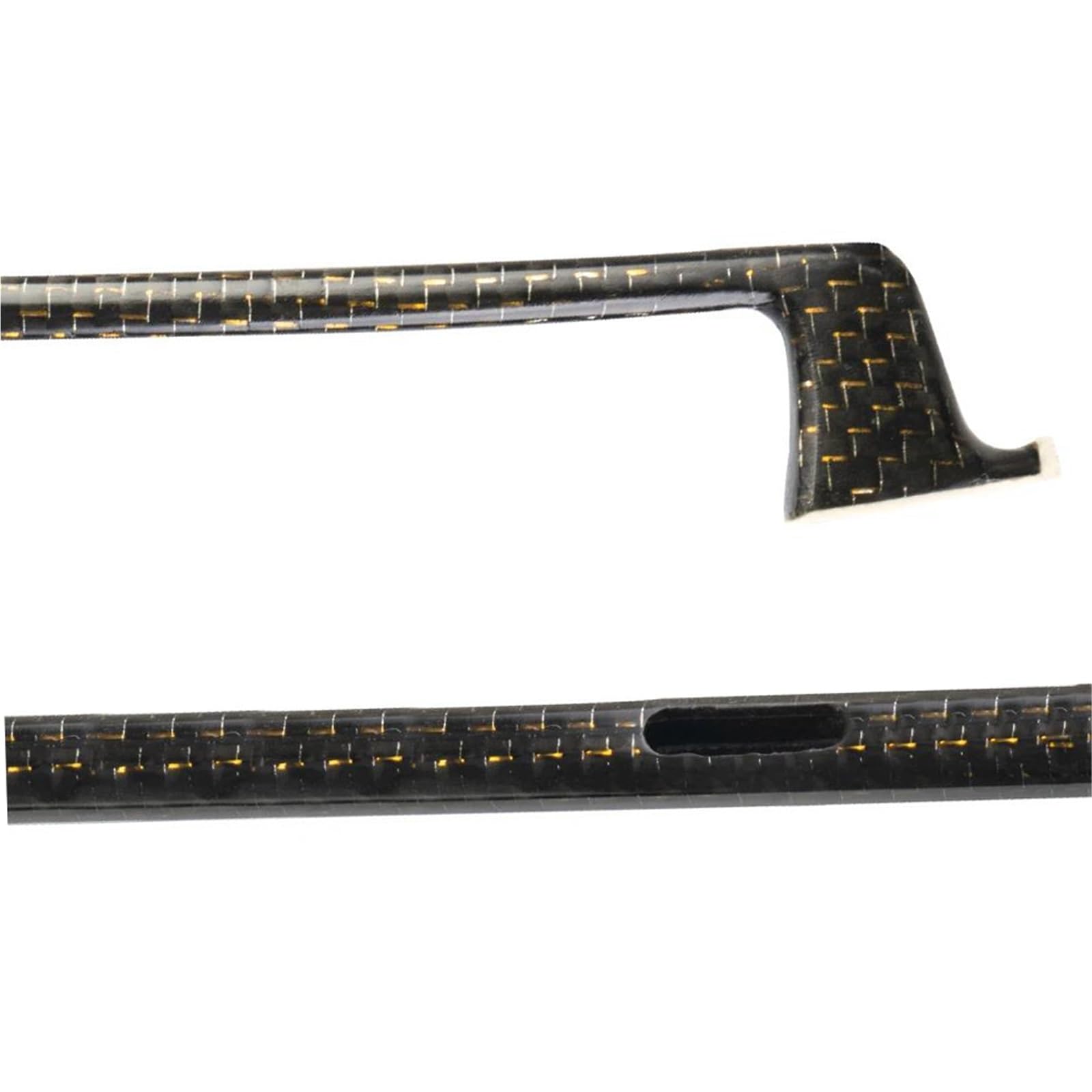 Arco Profesional De Violín Peine De Crin Caballo Tornillos Rana Ébano Piezas Para Arco Violín DIY Accesorios En Blanco Palo Fibra Carbono Madera Serpiente/madera Brasil(013)