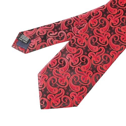 Image of Men's Tie Set with Pocket Square and Cufflinks | 100% microfiber; tie 59 x 3.15 in; square 10 x 10 in; gift box included