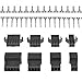 QLOUNI 560pcs 2.54mm Pitch 2 3 4 5 Pin JST SM 2 3 4 5 Pin Male/Female Plug Housing and Pin Header Crimp Terminals Connector Kit
