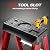 Ladder 8-Foot Fiberglass Step Ladder, 500-Pound Load Capacity, Type IAA, Folding Platform Ladders for Home (8 FT)