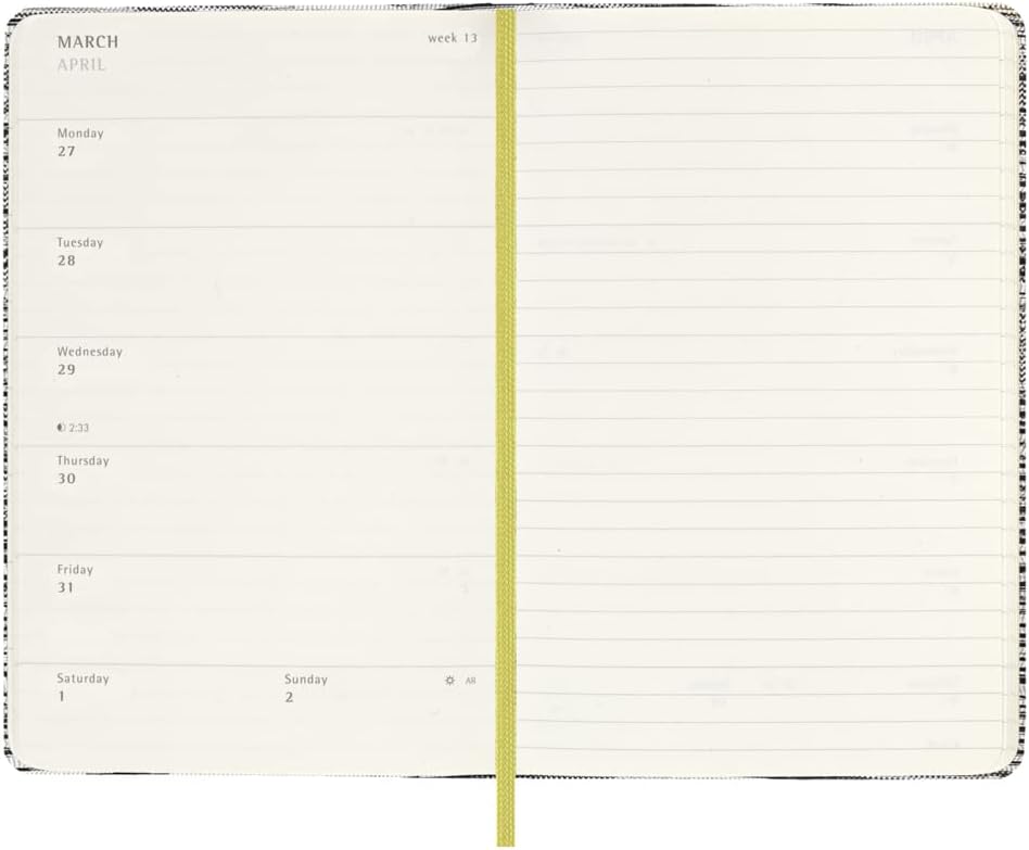 Moleskine Limited Edition 2023 Weekly Notebook Planner Missoni, 12M, Pocket, Sakai Fiam