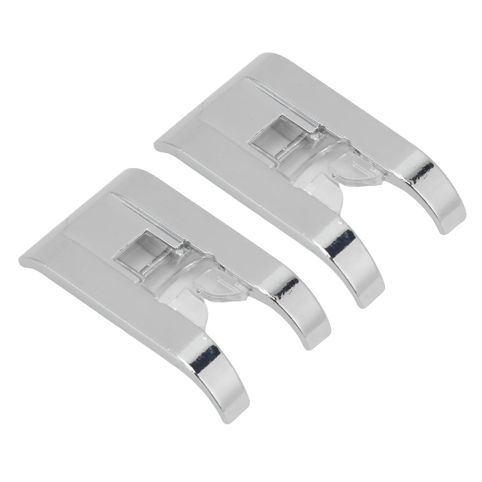 SDGBCXD Sewing machine presser foot, 2PCS Sewing Machine Presser Feet, Universal Clip on Zig Zag Foot, Standard for Machines