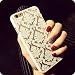 iPhone 6 / iPhone 6S Case, Moonmini® Baroque Retro Court Lace Pattern Texture Hard Plastic Clear Case for Apple iPhone 6 / Apple iPhone 6S 4.7 Inch Damask (White)