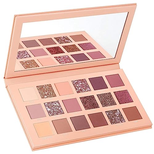 URBANMAC Nude and Rose Gold Eyeshadow Palette Combo, Shimmery Finish - Image 2