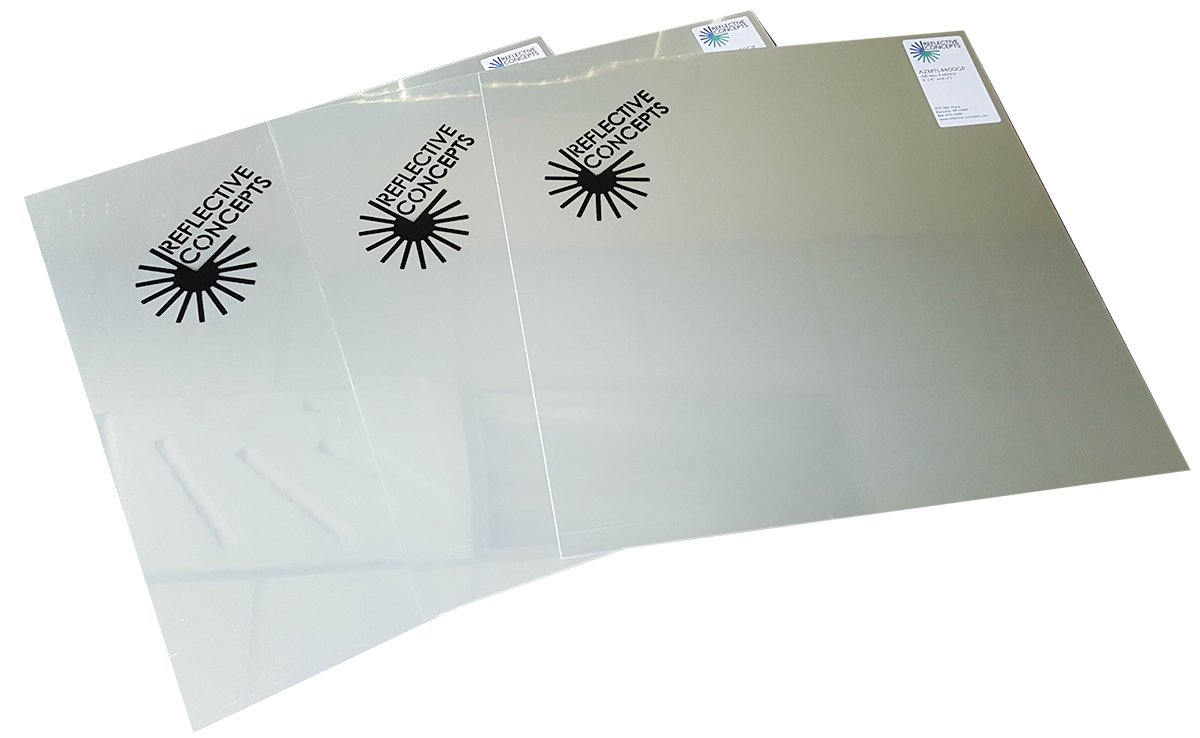 Commercial Grade Miro-4 4400GP Reflective Aluminum Sheets 400mm x 400mm (Pack of 3)