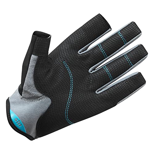 Gill Deckhand Sailing Gloves - Long Fingers With Exposed Finger And Thumb - 50+ Uv Sun Protection & Water Repellent #TOP25