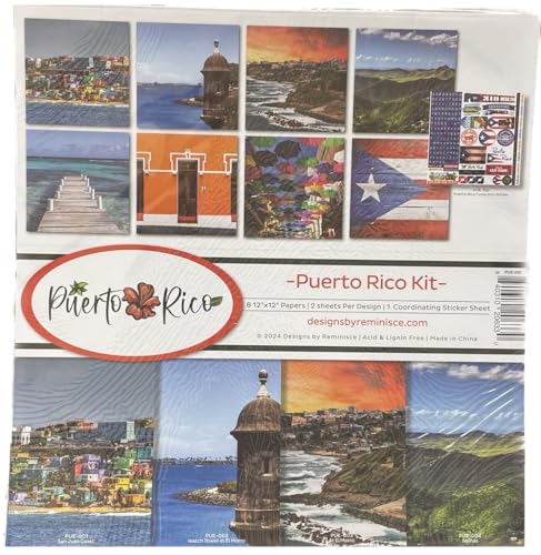 Reminisce Puerto Rico Scrapbook Collection Kit