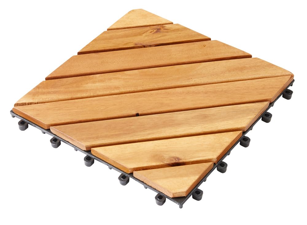 Amazon.co.jp: リコメン堂 ウッドデッキ 10枚セット 30cm×30cm