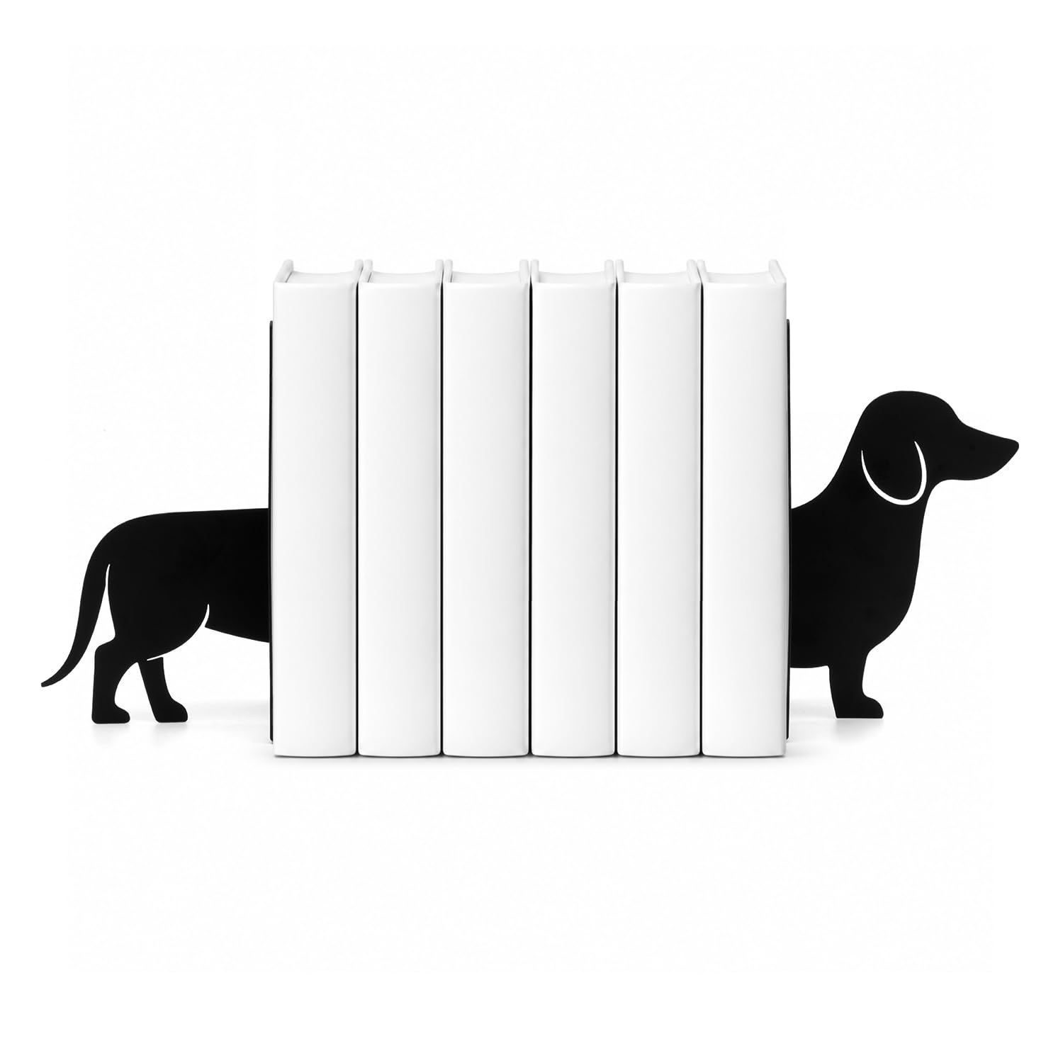 CKB LTD Set of 2 Sausage Dog Bookends, Cute 3D Dachshund Book Ends