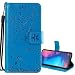 Produktbild kinguard Handyhülle für Xiaomi Redmi Note 8 Pro Hülle Leder,Schutzhülle Case Cover Xiaomi Redmi Note 8 Pro,Magnetisch PU Tasche für Xiaomi Redmi Note 8 Pro-Blau
