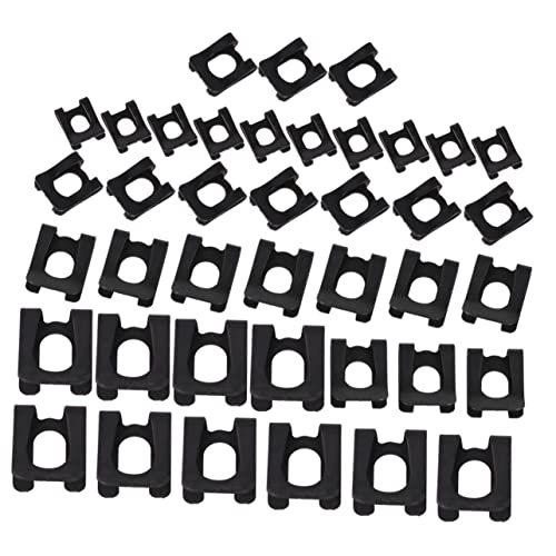 OSOLADY 40Pcs U Type Clips Washer for Auto Fasteners Durable Loosening Dk Axis Retaining Ring Blocks Compatible with Essential Car Retainer Accessories