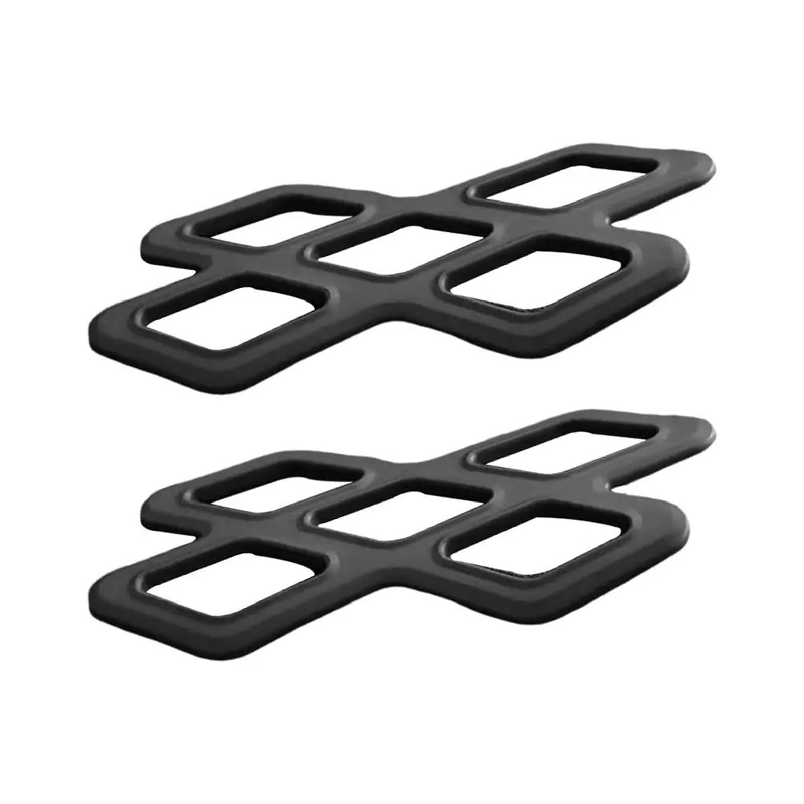 Interior Trim for BYD for Seagull for Dolphin 2PCS Car Dashboard Air Conditioning Vent Cover Decor Center Control Panel Conversion Sticker Auto Central Inner(Black)