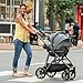 Chicco Corso Modular Travel System, Corso Stroller with KeyFit 30 Zip Infant Car Seat and Base, Stroller and Car Seat Combo, Infant Travel System | Silverspring/Grey
