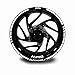 Set completo di adesivi per cerchioni per BMW F800R ADESHIVOS Loghi + marca entrambi i lati bianco