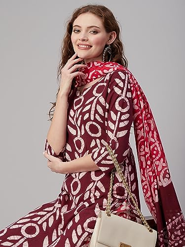 Image of ANNI DESIGNER Women Kurta with Pant |Material: cotton blend