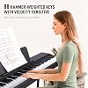ALLSET Ligins 88-Key Digital Piano with Hammer Action | Professional Full Weighted Keyboard Electric Piano for Beginners, Dual Stereo Speakers, 3-Pedal, USB/MIDI Connectivity | Home Studio & Stage Use