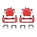 Power Stop Front S2690A Pair of High-Temp Red Powder Coated Calipers for Infiniti G35 2003-2005, Nissan 350Z 2003-2005 [Model Specific]