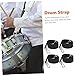 NULYLU 4Pcs Polyester Snare Drum Shoulder Strap with Metal Hook Adjustable Marching Band Drum Sling for Comfortable Performance and Secure Fit