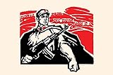 BuyEnLarge A Soldier with The AK-47 (12x18 Paper Poster)