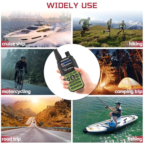 Image of BAOFENG UV-5R MINI-5 Two Way Radio NOAA Weather Radio Dual PTT 999CH Survival Radio APP Programming Copy Frequency Ham Radio 2200mAh