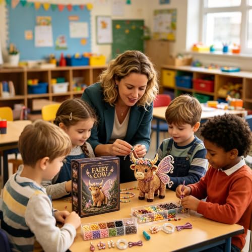 Set de animales con abalorios ideal para actividades creativas en el aula 2