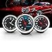 WINOMO Set de Reloj e Higrómetro y Termómetro de Coche Luminoso para...
