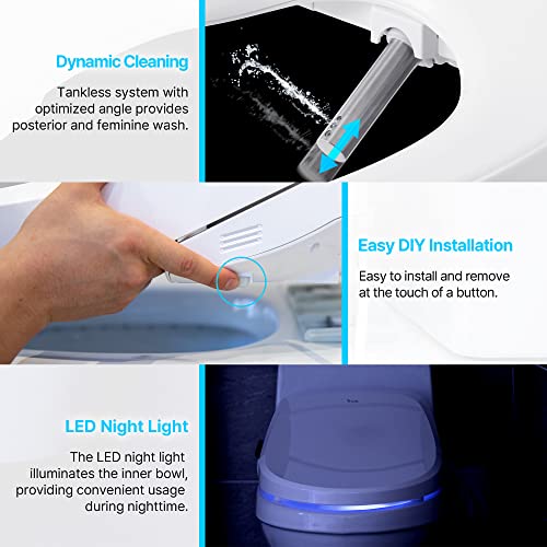 Inus-R31-Korean-Electric-Bidet-Toilet-Seat-Heated-Seat-Night-Light-User-Preset-Self-Cleaning-Nozzle-Eco-Mode-Remote-Control-Smart-Home-Water-Seat-Temperature-Control-Elongated-White