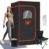OneAmg Sauna Box,Portable Sauna for Home,2024 Sauna Tent with 3L 110V Steamer,9 Levels,36 * 36 * 71inch
