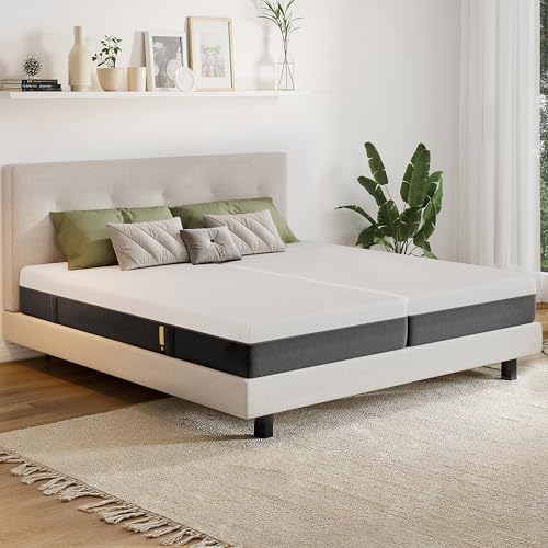 EGO HOME Matratze 90x200 cm 20 cm Hoch Weich Kaltschaummatratze mit 3-lagigem Kaltschaum & Beidseitig nutzbar - Druckentlastend, Punktelastisch,...