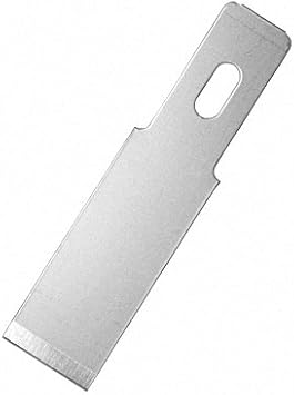 Modelcraft # 18 Chiselling Blades 5, Silver, 11MM X 46MM